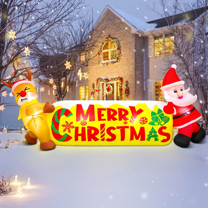Inflatable Santa Claus Decoration – Outdoor Christmas Yard Display