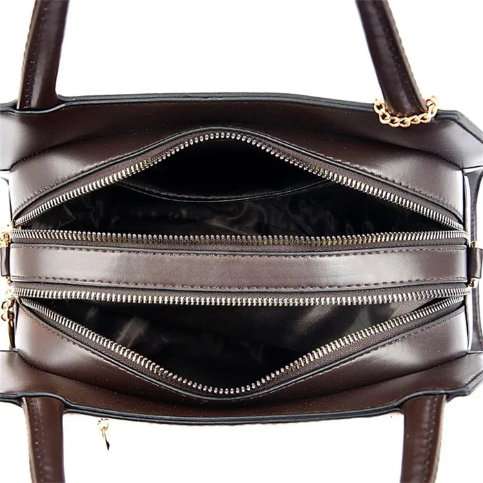 High-Quality PU Leather Handbag for Women – Animal Print Casual Tote, Versatile Fashion Bag - Samanta Factory