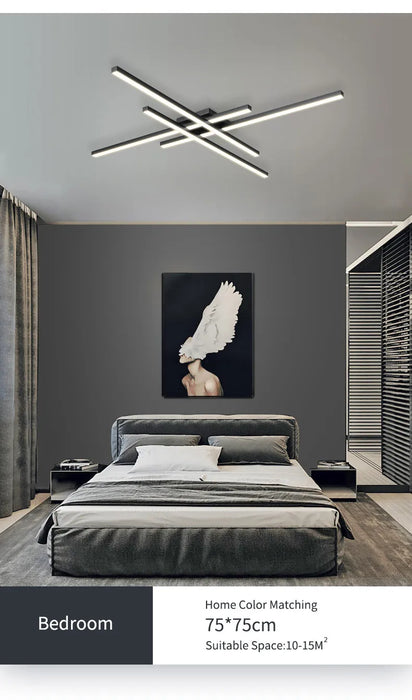 Ceiling Light – Modern Nordic Iron & Acrylic Design with LED Illumination