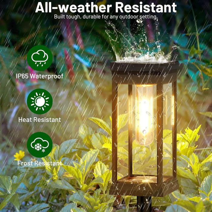 Solar Pathway Lights – IP65 Waterproof Outdoor LED Garden Lamps