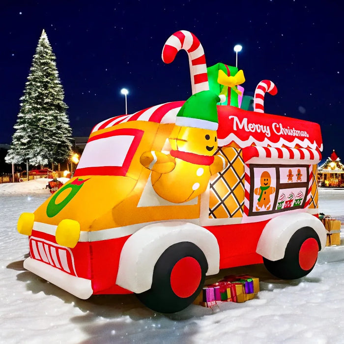 Inflatable Santa Claus Decoration – Outdoor Christmas Yard Display