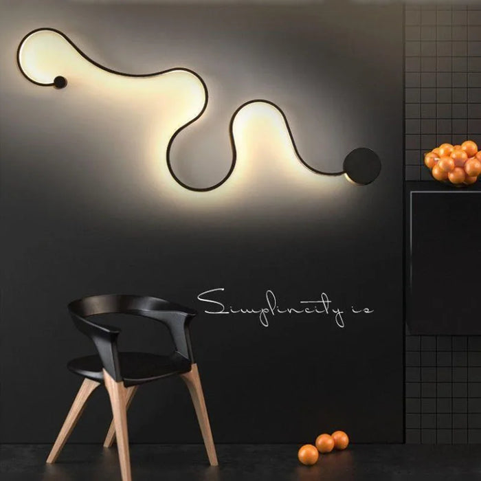 LED Wall Lamp – Modern Dimmable Up & Down Sconce with Remote - Samanta Factory