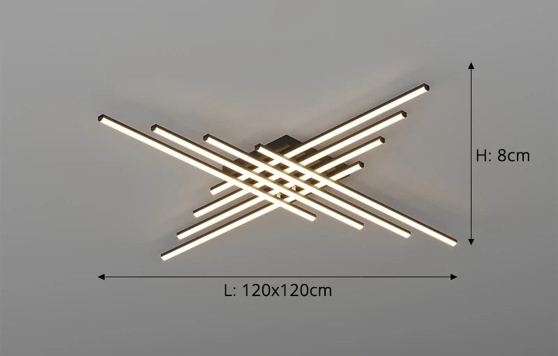 Modern LED Ceiling Light – Adjustable Dimmable Fixture for Kitchen, Bedroom, and Living Spaces