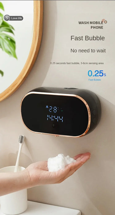 Automatic Foaming Soap Dispenser – Touchless Smart Sensor with USB Rechargeable & Wall Mount Design - Samanta Factory