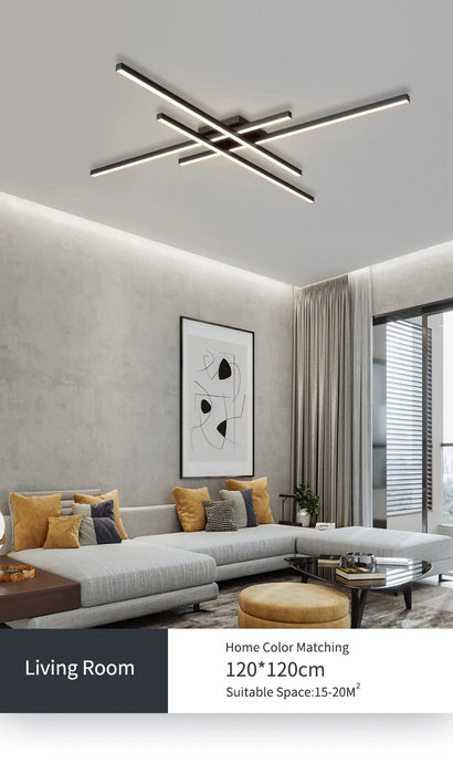 Ceiling Light – Modern Nordic Iron & Acrylic Design with LED Illumination
