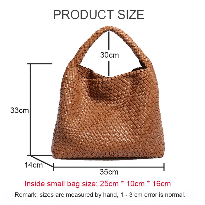 Stylish Split Leather Bucket Shoulder Bag – Versatile Women’s Handbag for Work & Casual Outings - Samanta Factory