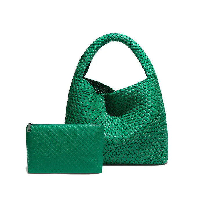 Stylish Split Leather Bucket Shoulder Bag – Versatile Women’s Handbag for Work & Casual Outings - Samanta Factory
