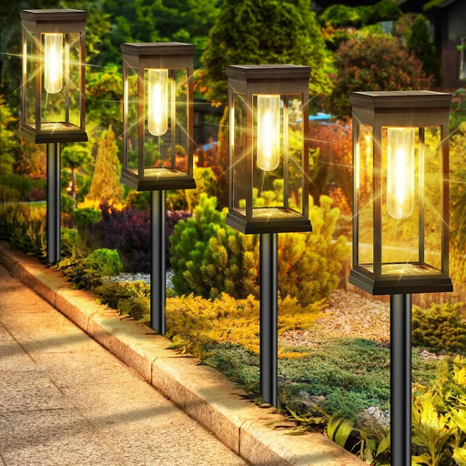 Solar Pathway Lights – Waterproof LED Garden Lamps for Outdoor Walkways and Driveways

