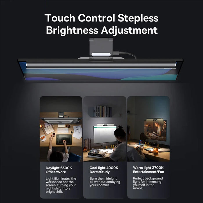 LED Screen Light Bar – Asymmetric Eye-Care Desk Lamp