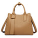 Women’s PU Leather Business Handbag – Saffiano Tote with Adjustable Shoulder Strap - Samanta Factory