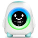 Kids alarm clock with color-changing night light, sleep trainer, and nap timer for toddlers

