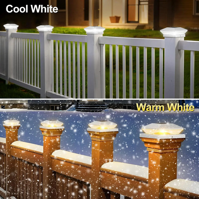 Solar Post Light – Bright LED Garden & Fence Lamp