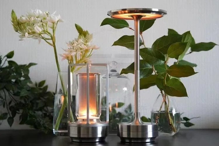 Modern Touch-Control Table Lamp – Dimmable LED Light with Warm & Cool Settings