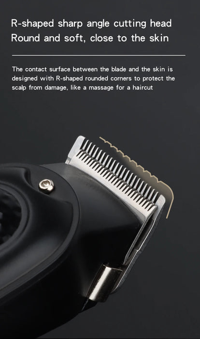 Electric Hair Clipper – Rechargeable Stainless Steel Blade with USB Charging & Adjustable Length - Samanta Factory