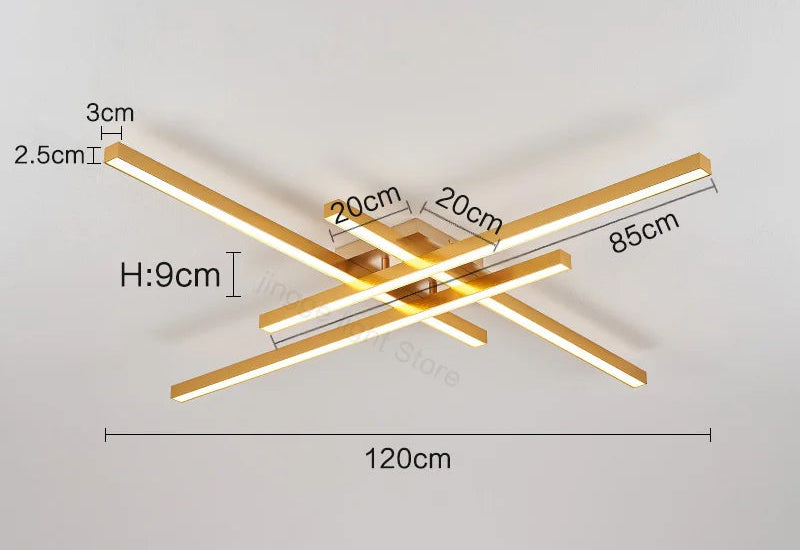 Ceiling Light – Modern Nordic Iron & Acrylic Design with LED Illumination
