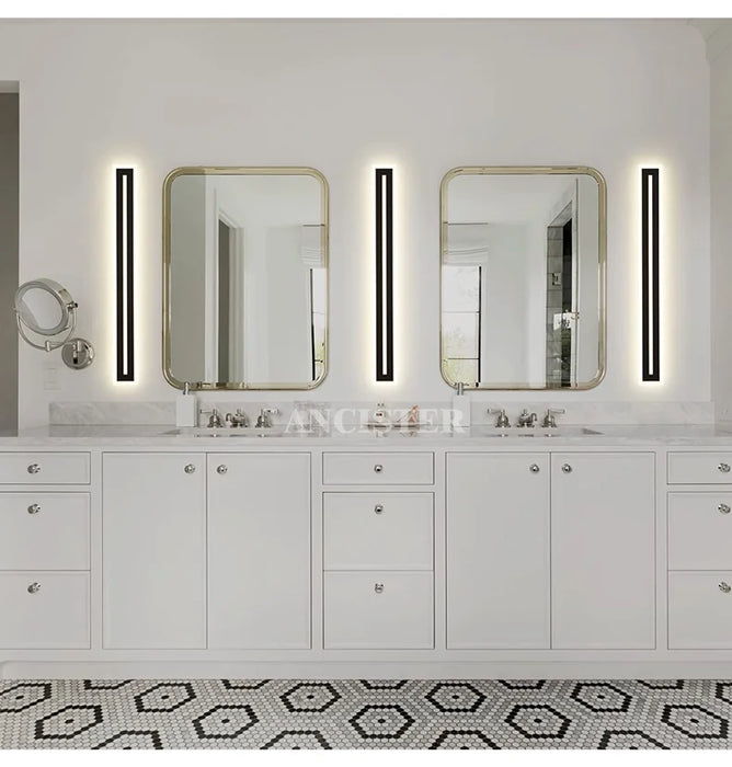 Outdoor LED Wall Light – Waterproof IP65 Long Strip Sconce for Porch & Courtyard - Samanta Factory