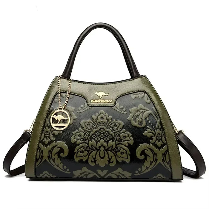 High-Quality PU Leather Handbag for Women – Animal Print Casual Tote, Versatile Fashion Bag - Samanta Factory