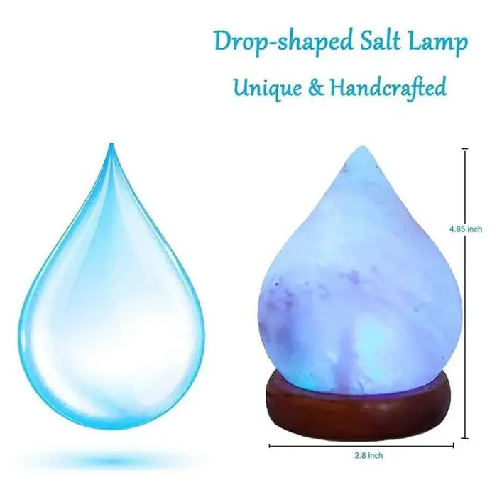 Himalayan Salt Lamp – Color-Changing LED with USB & Natural Air Purification - Samanta Factory