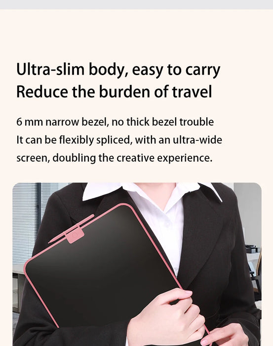 LCD Writing Tablet – Colorful Screen with One-Tap Erase & Pressure-Sensitive Drawing - Samanta Factory