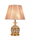 Pineapple Nightstand Lamp – Faceted Crystal 1-Head Reading Light in Gold - Samanta Factory