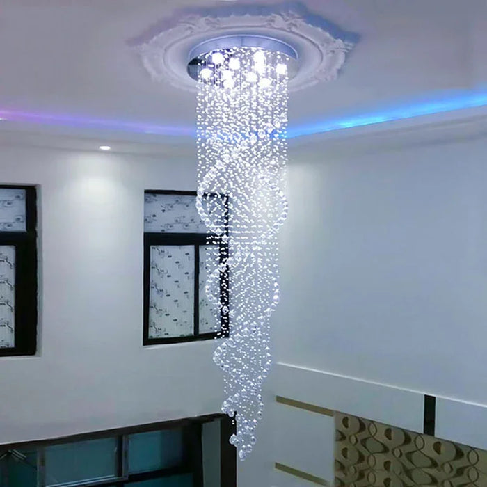 Modern LED Chandelier – Dimmable Flush Mount Ceiling Light