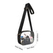 Clear PVC Crossbody Bag for Women – Transparent Square Shoulder Bag for Concerts & Travel - Samanta Factory