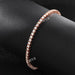 EWYA D Color Moissanite Tennis Bracelet 925 Silver 18K Gold - Samanta Factory