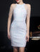 Sequin Mini Dress – Halter Neck & Slim Fit - Samanta Factory
