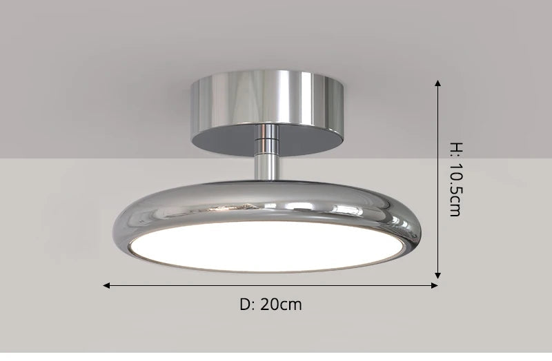 Modern Surface-Mounted Ceiling Light – Remote-Controlled LED Fixture for Bedrooms and Living