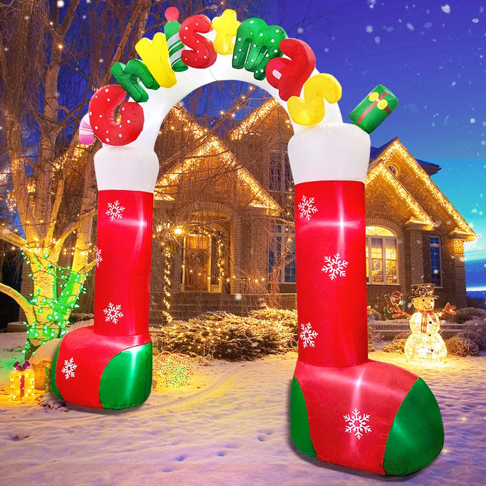 Inflatable Santa Claus Decoration – Outdoor Christmas Yard Display