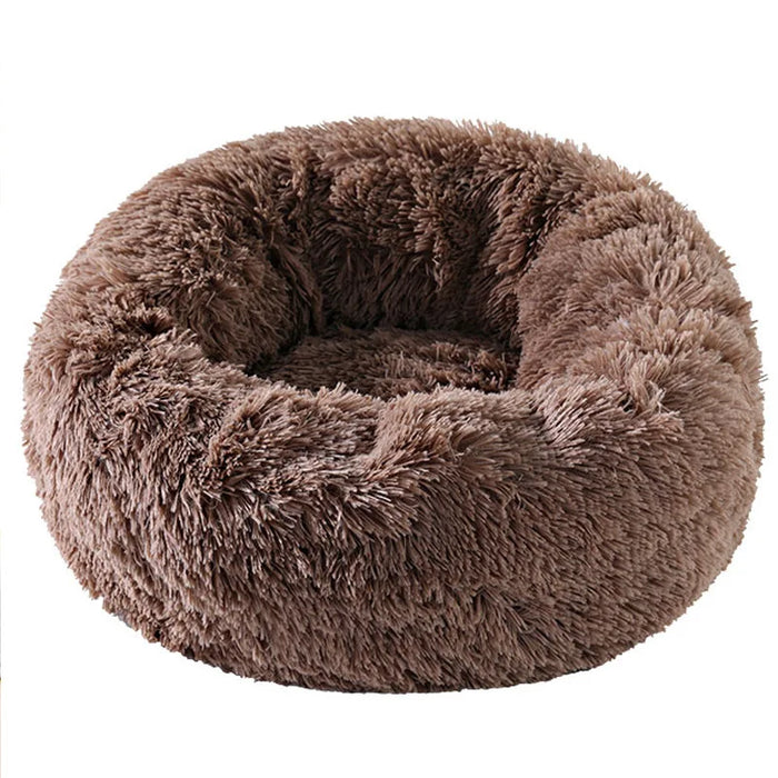 Plush Cat & Dog Nest Bed – Warm, Washable & Fluffy for Winter Comfort - Samanta Factory