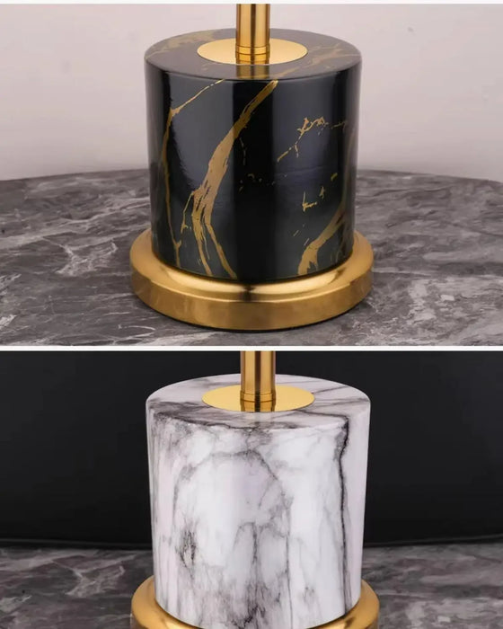 Contemporary LED Floor Lamp – Touch Control with Plated Metal Design