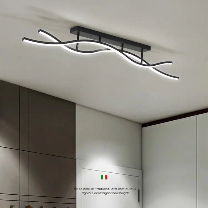 LED Ceiling Light – Simple Line Design for Modern Kitchens, Bedrooms, and Dining Areas