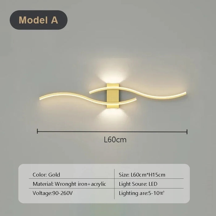 Wall Light Fixture – Adjustable LED Design for Modern Interior Décor - Samanta Factory