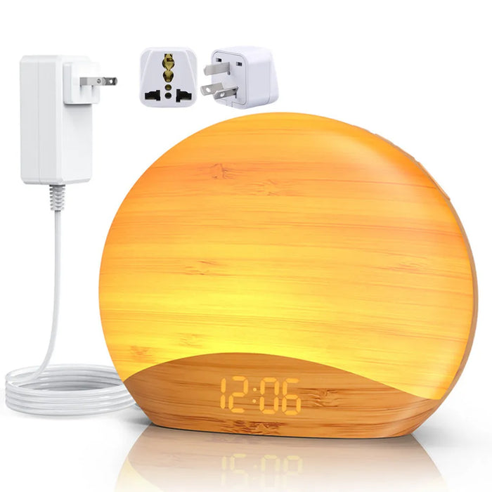 Sunrise Alarm Clock & Sound Machine – All-in-One Sleep Aid with Nature Sounds & Gentle Wake-Up Light - Samanta Factory
