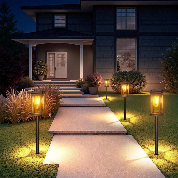 Solar Pathway Lights – IP65 Waterproof Outdoor LED Garden Lamps
