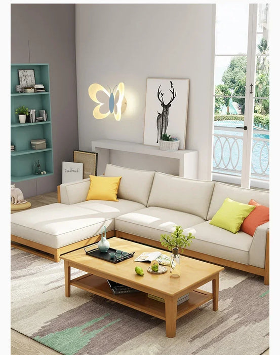 Butterfly Wall Lamp – Colorful LED Acrylic Light for Kids’ Room & Nursery - Samanta Factory