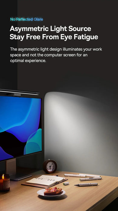 LED Screen Light Bar – Asymmetric Eye-Care Desk Lamp