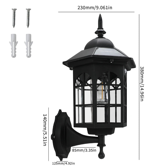 Retro Solar Pathway Light – Waterproof LED Outdoor Garden Lamp - Samanta Factory
