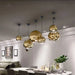 Glass Pendant Light – Mirror Finish with E27 LED Compatibility - Samanta Factory