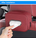PU Leather Car Tissue Holder – Seat Back & Door Storage - Samanta Factory
