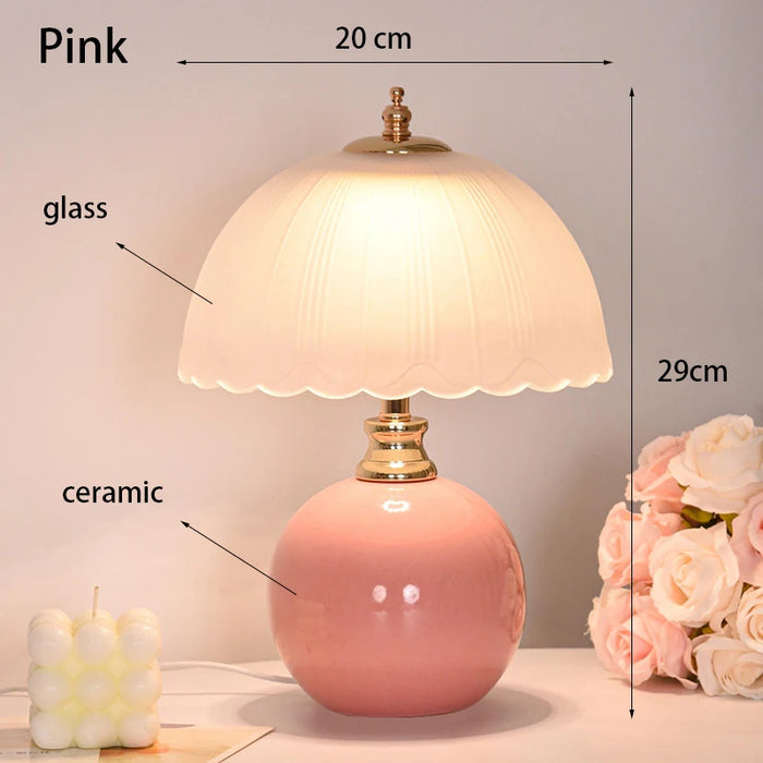 LED Book Light – USB-Powered Ceramic Lamp with Dimmable Color Option - Samanta Factory