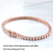 EWYA D Color Moissanite Tennis Bracelet 925 Silver 18K Gold - Samanta Factory
