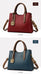 Soft PU Leather Handbag for Women – Luxury Designer Shoulder Tote - Samanta Factory