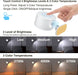 Rechargeable LED Wall Light – Touch Control with 3 Colour Modes & Adjustable 360° Rotation - Samanta Factory