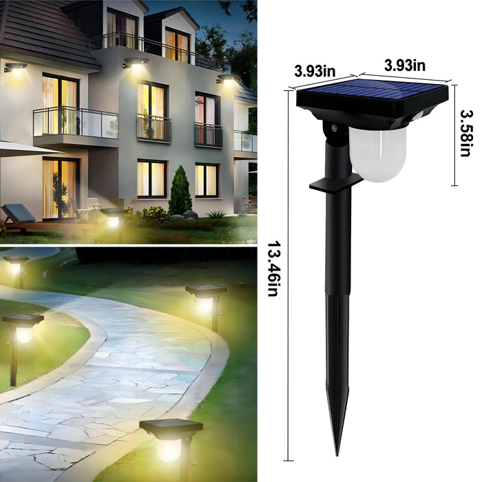 Solar Garden Light – Motion Sensor LED with Triple Modes and IP65 Weatherproof Design