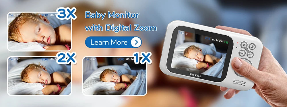 Universal Baby Monitor Camera Holder – Adjustable Long Arm Mount for Crib or Bed - Samanta Factory