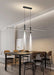 Modern LED Pendant Light – Adjustable Aluminum Chandelier with Dimmable Lighting - Samanta Factory