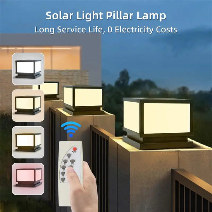 Solar LED Wall Light – Waterproof 4-Color Emergency Outdoor Lamp