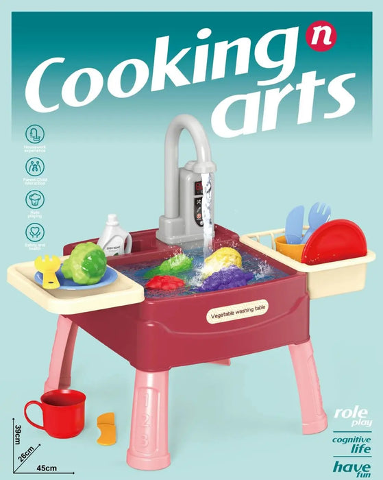 Kids Kitchen Toys Set – Realistic Plastic Cooking Playset for Ages 3–12 - Samanta Factory